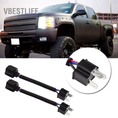VBESTLIFE 2 Chiếc H4 H13 Dây PVC Điều Hợp - Xe Hình Heo, Hiệu Suất Ổn Định