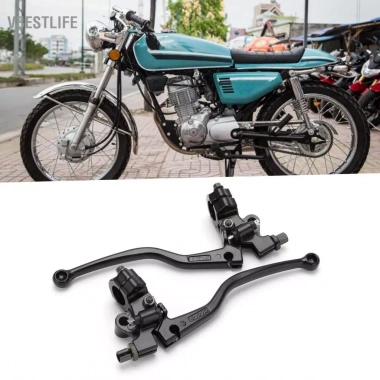 VBESTLIFE 2 chiếc tay cầm phanh ly hợp nhôm CG 125 giảm bụi bẩn xe máy xe đạp 3
