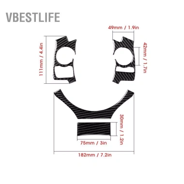 VBESTLIFE 4 Bánh Xe Stee Carbon cho IS250 IS300 IS350 2.014-2.018 - Giá 333.300 VND