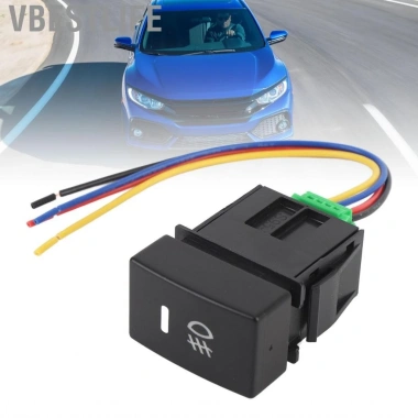 VBESTLIFE 4 Cực 12V Công tắc nút nhấn LED đèn báo nền cho Fog DRL Light Bar - Thích hợp City, Fit, Jazz, HR, Vezel
