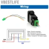 VBESTLIFE 4 Cực 12V Công tắc nút nhấn LED đèn báo nền cho Fog DRL Light Bar - Thích hợp City, Fit, Jazz, HR, Vezel 6
