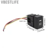 VBESTLIFE 4 Cực 12V Công tắc nút nhấn LED đèn báo nền cho Fog DRL Light Bar - Thích hợp City, Fit, Jazz, HR, Vezel 8