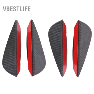 VBESTLIFE Acouto 4 chiếc Xe Lái Xe Không Kéo - Áp Lực Giảm Cản Trước Vây Môi Bộ Chia Cánh Gió 72.600 VND