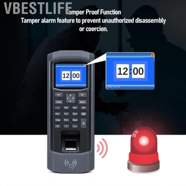 VBESTLIFE Asixxsix Đồng hồ thời gian và Máy chấm công vân tay doanh nghiệp, bảo mật, ưu đãi 999.900 VND 5