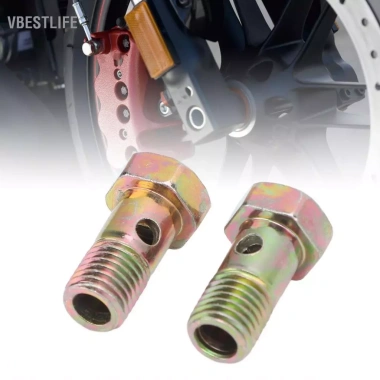 VBESTLIFE Bộ chuyển đổi dây phanh Banjo Bolt M10x1.25mm + vòng đệm - Kết nối ống