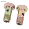 VBESTLIFE Bộ chuyển đổi dây phanh Banjo Bolt M10x1.25mm + vòng đệm - Kết nối ống 5