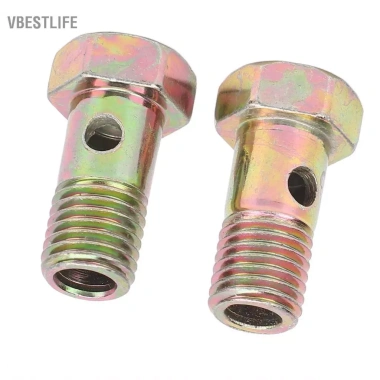 VBESTLIFE Bộ chuyển đổi dây phanh Banjo Bolt M10x1.25mm + vòng đệm - Kết nối ống