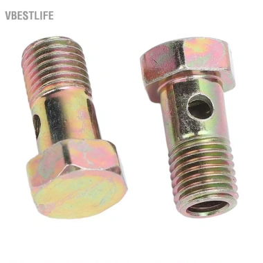 VBESTLIFE Bộ chuyển đổi dây phanh Banjo Bolt M10x1.25mm + vòng đệm - Kết nối ống