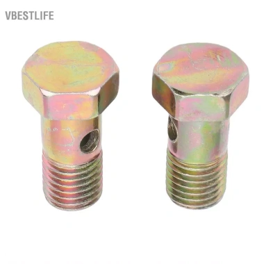 VBESTLIFE Bộ chuyển đổi dây phanh Banjo Bolt M10x1.25mm + vòng đệm - Kết nối ống