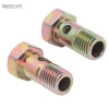 VBESTLIFE Bộ chuyển đổi dây phanh Banjo Bolt M10x1.25mm + vòng đệm - Kết nối ống 8