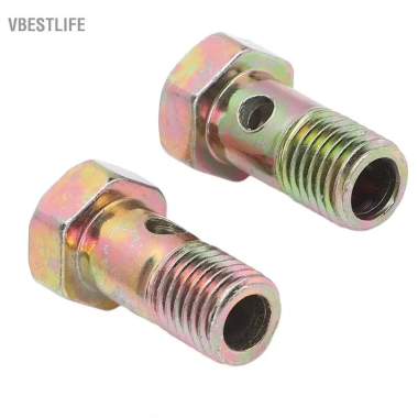 VBESTLIFE Bộ chuyển đổi dây phanh Banjo Bolt M10x1.25mm + vòng đệm - Kết nối ống