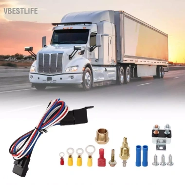 VBESTLIFE Bộ rơle quạt điện và tản nhiệt điều chỉnh, điều khiển nhiệt độ, dây nịt ô tô - Giá ưu đãi 548.900 VND