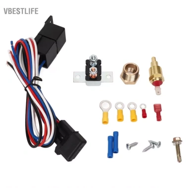 VBESTLIFE Bộ rơle quạt điện và tản nhiệt điều chỉnh, điều khiển nhiệt độ, dây nịt ô tô - Giá ưu đãi 548.900 VND