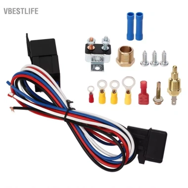 VBESTLIFE Bộ rơle quạt điện và tản nhiệt điều chỉnh, điều khiển nhiệt độ, dây nịt ô tô - Giá ưu đãi 548.900 VND