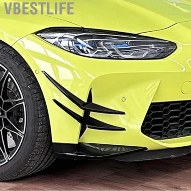 VBESTLIFE Bohemia Splitter 4pcs ABS - Spoiler Canards Đen Bóng cho M3 M4 G80-G83 3
