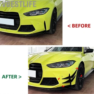 VBESTLIFE Bohemia Splitter 4pcs ABS - Spoiler Canards Đen Bóng cho M3 M4 G80-G83 4