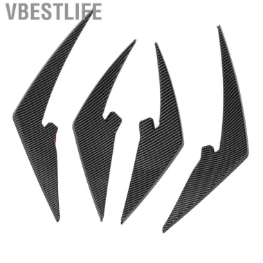 VBESTLIFE Bohemia Splitter 4pcs ABS - Spoiler Canards Đen Bóng cho M3 M4 G80-G83 10