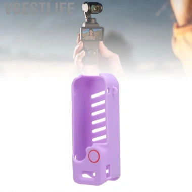 VBESTLIFE Bohemia-VN Rastky Case TPU ShockProof cho Action Camera và Dây đeo cổ tay đen 3 lớp bảo vệ 3
