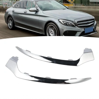 VBESTLIFE Cản Trước Viền Dưới ABS Chrome Chống Va Đập cho C-Class W205 C205 A205 S205 - Giá 354.200₫ 9