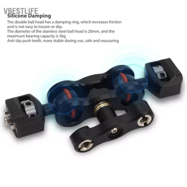 VBESTLIFE Cánh tay ma thuật Ballhead 1/4 inch Xoay 180 độ Đèn DSLR 413.600 VND