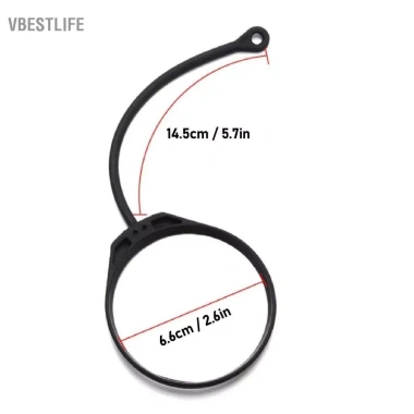VBESTLIFE Cao Su Nắp Bình Xăng Giữ Dây Chống Mất Xe Gas 1‑7 X1‑X6 Dây Đen