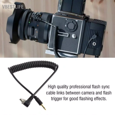 VBESTLIFE Dây cáp PC Flash Acouto 2,5mm Male khóa vít - Dây cuộn mở rộng, giá 92.400₫ 2