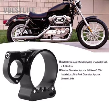 VBESTLIFE Đồng Hồ Tốc Độ Xe Máy - Chân Đế Nhôm Đen Bên Núi, Tái Định Vị, 526.900₫