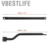 VBESTLIFE Giá đỡ túi yên 200x180mm Thanh hỗ trợ màu đen - Giảm 20% cho xe máy