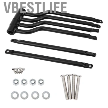 VBESTLIFE Giá đỡ túi yên 200x180mm Thanh hỗ trợ màu đen - Giảm 20% cho xe máy