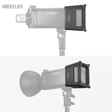 VBESTLIFE Godox AD200Pro-PC Giá đỡ đèn flash bảo vệ chống va đập, thay thế - Giá chỉ 444.400 VND