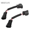 VBESTLIFE Gorgeri 2 Đèn Pha H8 H9 H11 ô tô: Adapter Ổ cắm Chân Nữ Nam Dây Cắm Giá Đỡ 5