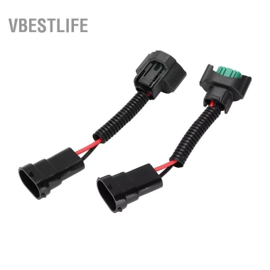 VBESTLIFE Gorgeri 2 Đèn Pha H8 H9 H11 ô tô: Adapter Ổ cắm Chân Nữ Nam Dây Cắm Giá Đỡ