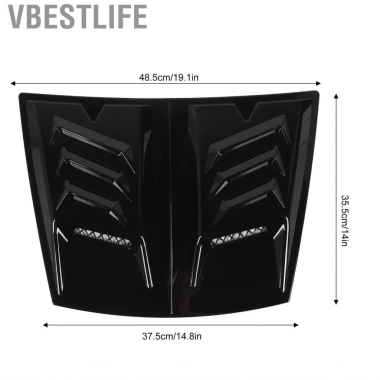 VBESTLIFE Hood Air Vent Trim Bìa Bonnet A3 A6 – Giá ưu đãi 280.500₫, lắp nhanh 6