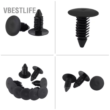 VBESTLIFE Keenso Bộ 50 Xe Ốp Lưng Dây Đinh Tán, Kẹp Nhựa Đen Viền Pin - 42.900₫
