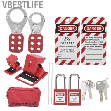 VBESTLIFE Lockout Tagout Kit - Khóa đa chức năng, an toàn công nghiệp, 459.800₫ 4