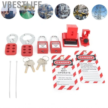 VBESTLIFE Lockout Tagout Kit - Khóa đa chức năng, an toàn công nghiệp, 459.800₫ 5