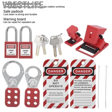 VBESTLIFE Lockout Tagout Kit - Khóa đa chức năng, an toàn công nghiệp, 459.800₫ 7