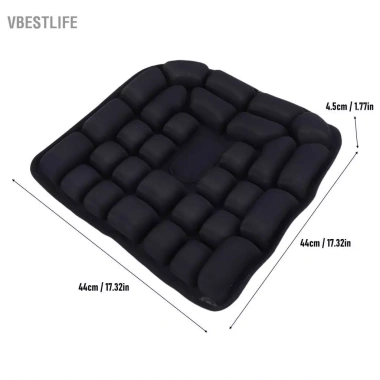 VBESTLIFE Lucute Đệm du lịch ghế hơi 3D đa năng - Máy bay, văn phòng, ô tô, xe lăn, hỗ trợ lưng