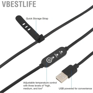 VBESTLIFE Máy ảnh Dew Dải 3 425mm Nhiệt độ điều chỉnh ấm hơn, giảm còn 379.500₫