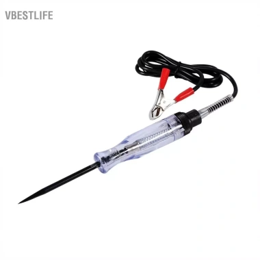 VBESTLIFE Máy kiểm tra điện áp 6V-12V-24V DC cho ô tô, xe tải – Mạch thép carbon, đầu dò dài, bút bóng đèn – Giá ưu đãi 83.600₫