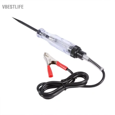 VBESTLIFE Máy kiểm tra điện áp 6V-12V-24V DC cho ô tô, xe tải – Mạch thép carbon, đầu dò dài, bút bóng đèn – Giá ưu đãi 83.600₫