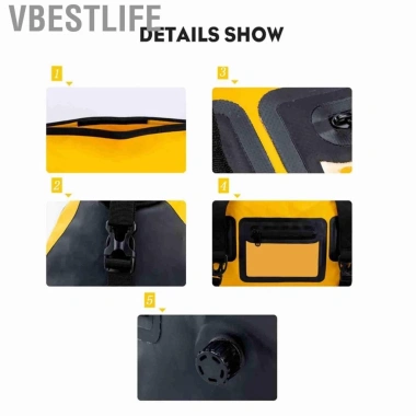 VBESTLIFE Motorcycle Tail Tag Rootheat 40L Hành lý Duffel công suất lớn, chỉ 910.800₫ 9