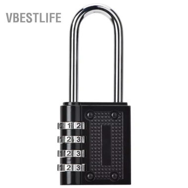 VBESTLIFE Nannday Khóa Mã 4 Chữ Số Đen Bảo Mật Cho Cửa Cửa Sổ Tủ Vali Hộp Dụng Cụ 97.900