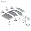 VBESTLIFE Nắp bản lề mui trần gập sành điệu 3 4 Series Giá giảm 271.700 VND 9