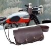 VBESTLIFE Người giữ cốc xe máy Fydun PU Leather - Điều chỉnh chai nước, màu nâu