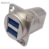 VBESTLIFE Ổ cắm nối USB loại D, kết nối ổn định, gắn bảng điều khiển cho 86 tủ máy, vỏ bạc - Giá chỉ 207.900₫