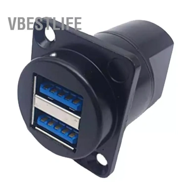 VBESTLIFE Ổ cắm nối USB loại D, kết nối ổn định, gắn bảng điều khiển cho 86 tủ máy, vỏ bạc - Giá chỉ 207.900₫ 2