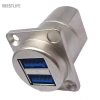 VBESTLIFE Ổ cắm nối USB loại D, kết nối ổn định, gắn bảng điều khiển cho 86 tủ máy, vỏ bạc - Giá chỉ 207.900₫ 4
