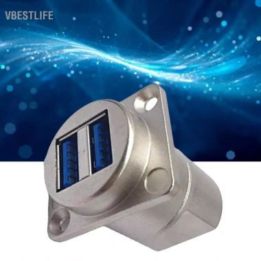 VBESTLIFE Ổ cắm nối USB loại D, kết nối ổn định, gắn bảng điều khiển cho 86 tủ máy, vỏ bạc - Giá chỉ 207.900₫ 6
