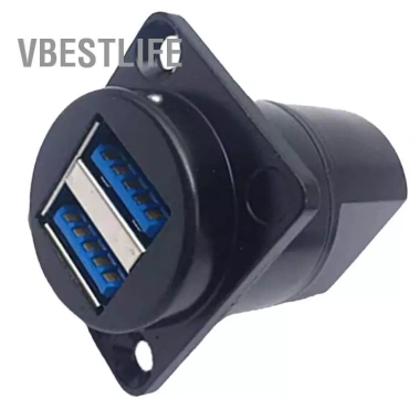 VBESTLIFE Ổ cắm nối USB loại D, kết nối ổn định, gắn bảng điều khiển cho 86 tủ máy, vỏ bạc - Giá chỉ 207.900₫ 8